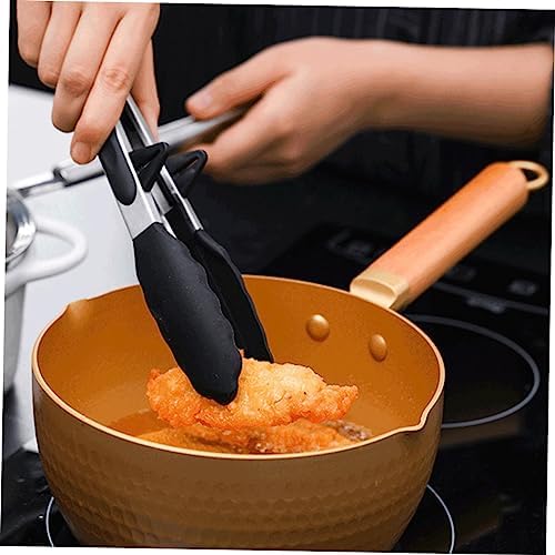 Japanese Style 18cm Gold Milk Pan with Ergonomic Handle