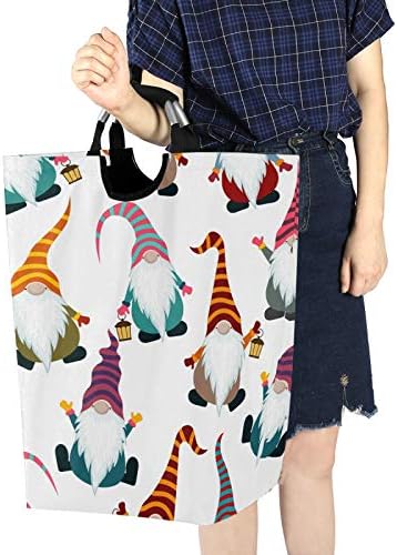 Susiyo Christmas Gnomes Collapsible Laundry Basket