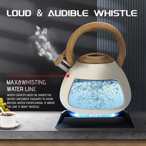 Mar_ticks_top 26 Quart Whistling Tea Kettle