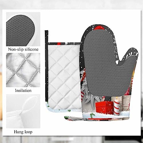Scandinavian Tomte Oven Mitt Set Mxocom