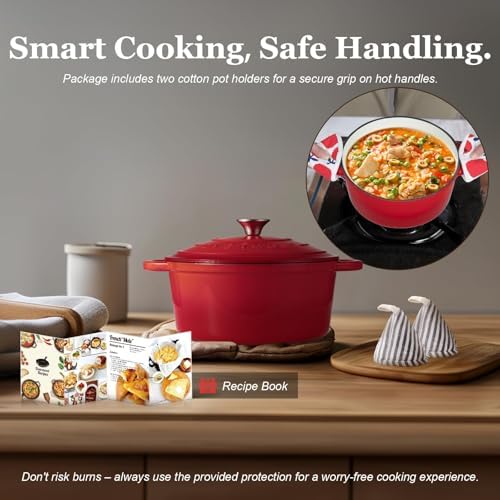 OvermontPremium Cast Iron Dutch Oven 55QT
