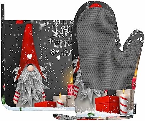 Scandinavian Tomte Oven Mitt Set Mxocom