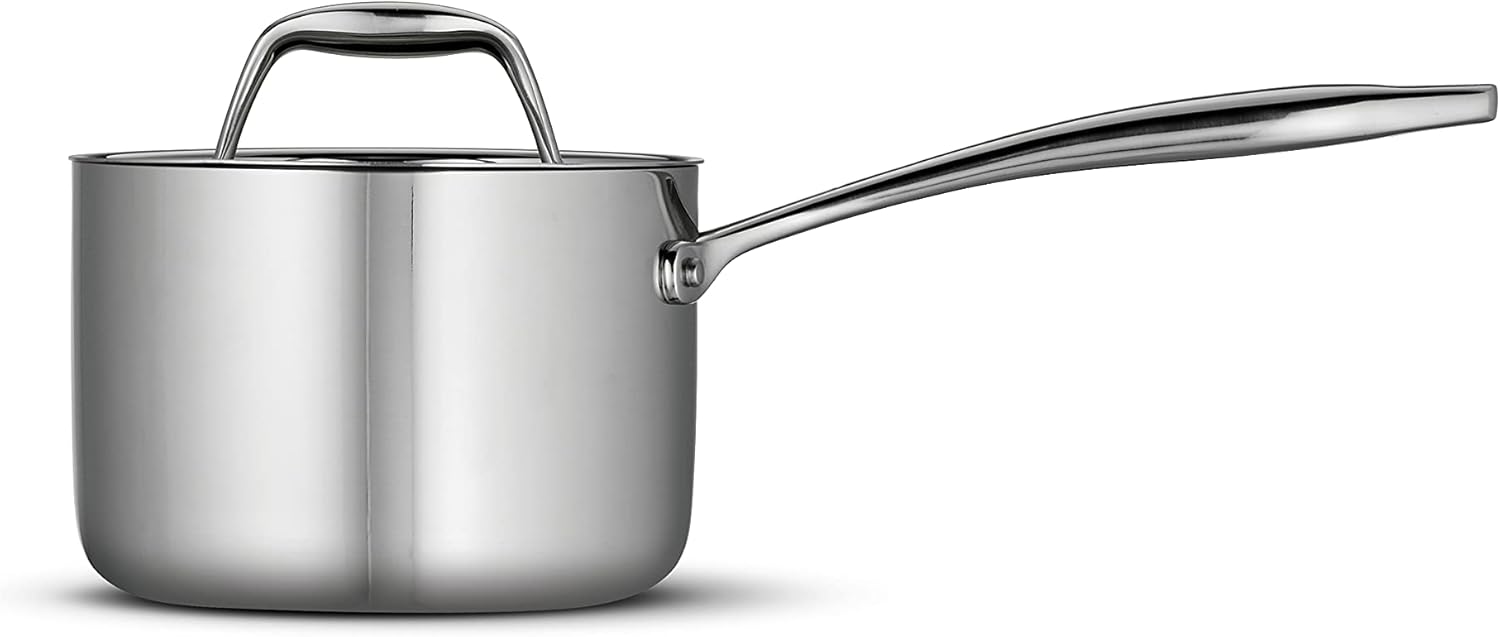 Tri-Ply Clad Stainless Steel Sauce Pan
