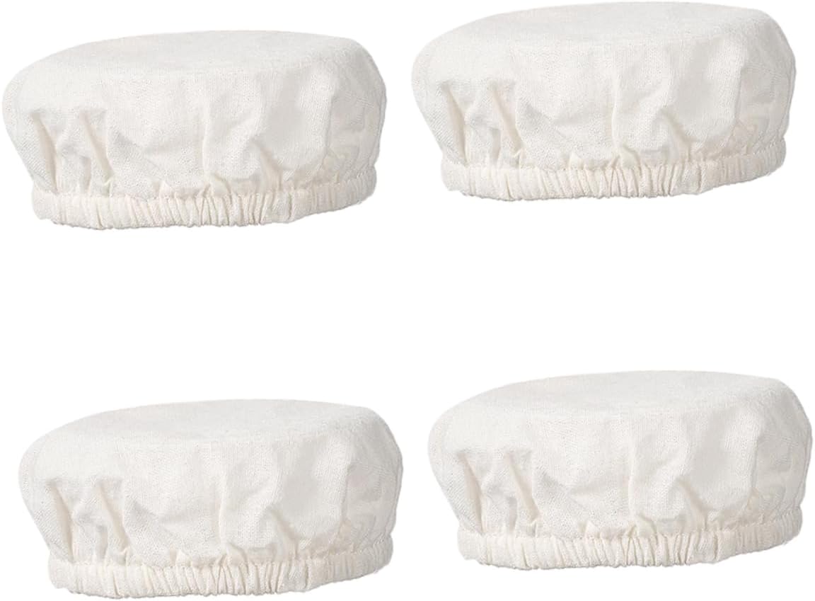 4pc Eco-Friendly Cotton Jar Lids Cook Serve Kitchen Essential