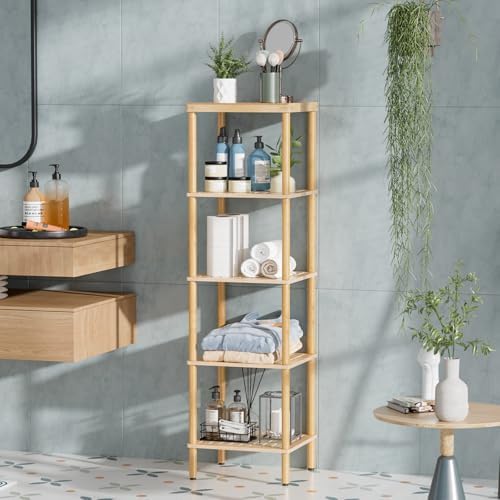 AmazerBath Eco-Friendly Bamboo Bathroom Shelf