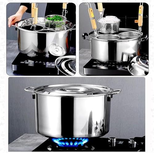 UNbit 234-Piece Stainless Steel Pasta Pot Set with Colander and Lid