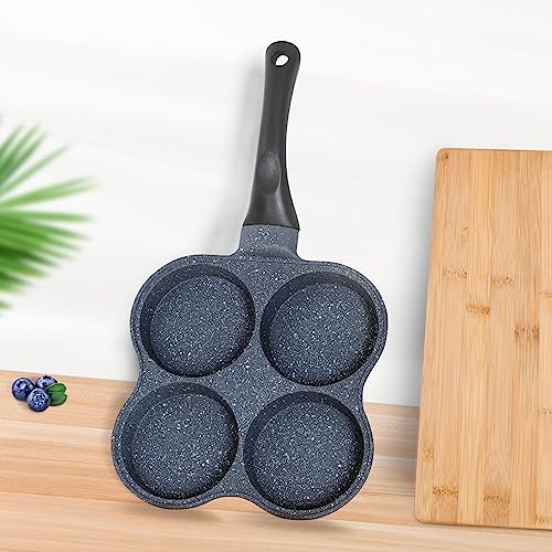 Rust-Resistant 4-Cup Egg Frying Pan