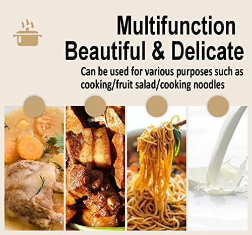 Miecux15L Heat-Resistant Glass Cookware Pot Perfect for Pasta More