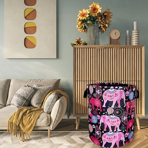 Compact Versatile Folding Laundry Basket for Home Storage