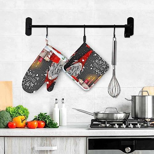 Scandinavian Tomte Oven Mitt Set Mxocom