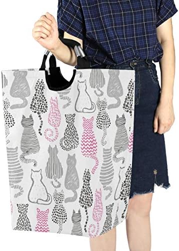 Susiyo Foldable Laundry Basket with Handles for Kids and Home Storage