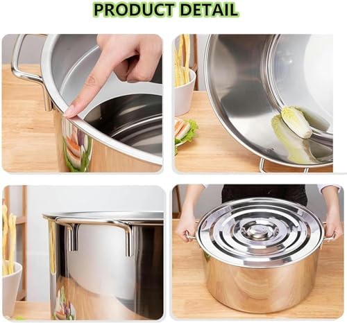 Wzglod Commercial Hot Pot Pasta Cookware 5 Holes