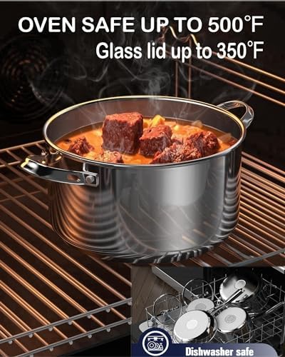 Cooks Standard 6 Quart Dutch Oven with Glass Lid