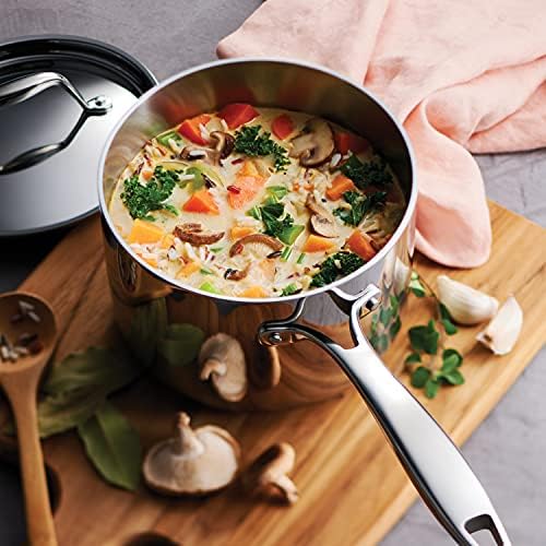 Durable 2-Quart Saucepan with Lid
