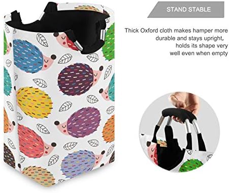 Susiyo Colorful Hedgehogs Foldable Laundry Basket 1