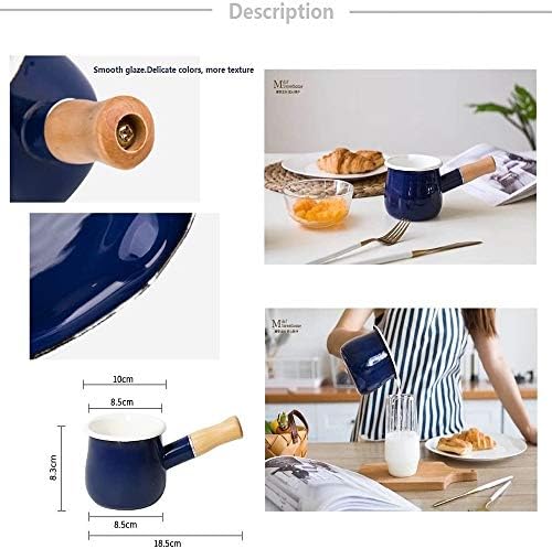 Mini Enamel Milk Pot for Easy Heating