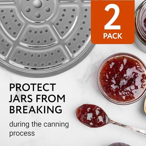 Precise 2-Pack Stainless Steel Pressure Canner Rack