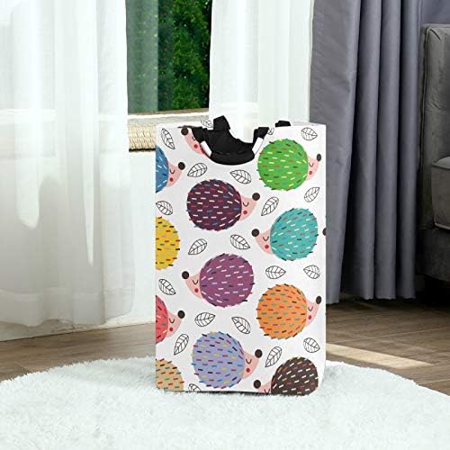 Susiyo Colorful Hedgehogs Foldable Laundry Basket 1