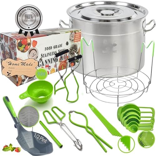 Stainless Steel Canning Kit with Everything for Home Preserving