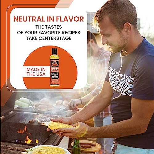 Grill with PrecisionHeritage Griddle Oil
