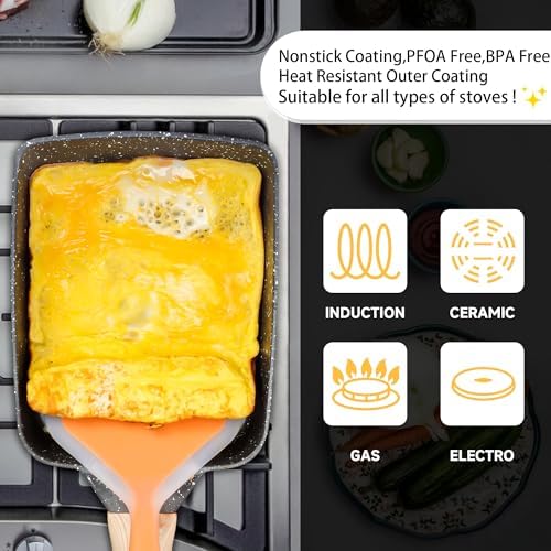 Fungyand 12-in-1 Japanese Omelette Pan Set