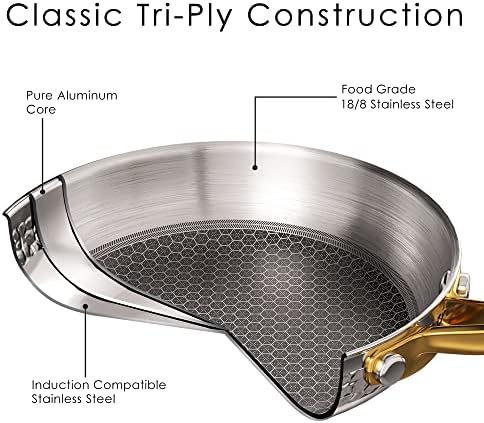 Homaz Life Tri-Ply Stainless Steel Cookware Set