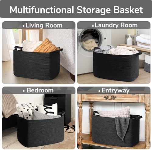 Sturdy Durable Storage Basket for Living Room