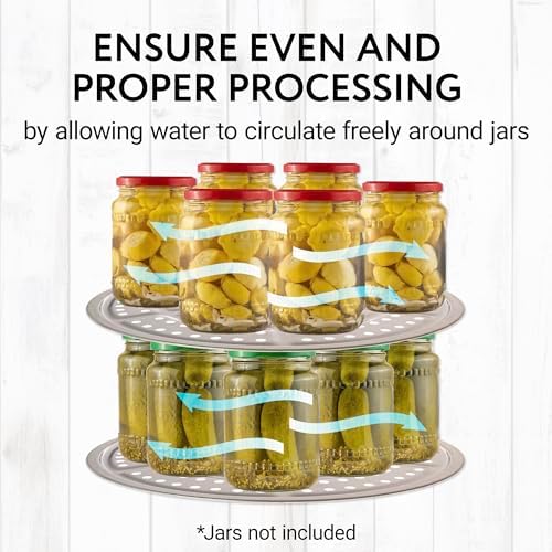 Precise 2-Pack Stainless Steel Pressure Canner Rack