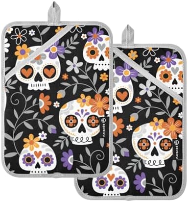 2-Piece Halloween Heat-Resistant Potholders