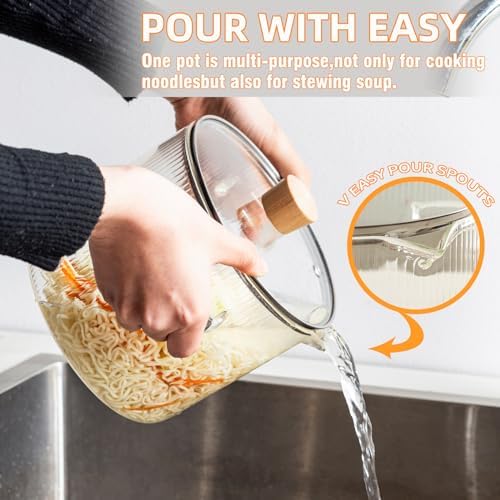 Versatile 2-Piece Heat-Resistant Saucepan Set for Cooking