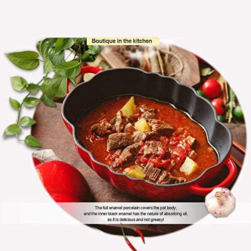 Red Dutch Oven Casserole Pot
