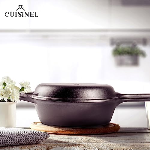 Cast Iron All-in-One Pan with Lid