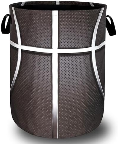 Basketball Texture Laundry Hamper