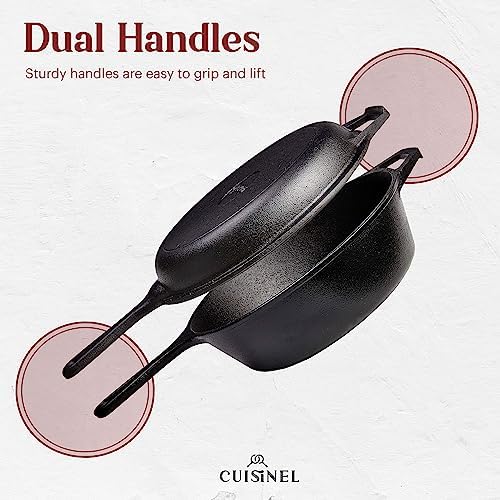 Cast Iron All-in-One Pan with Lid