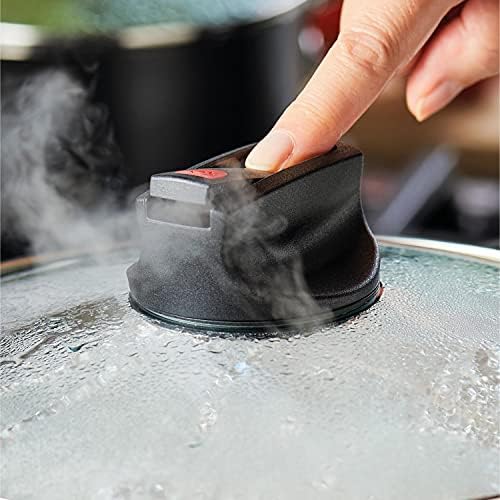 Farberware Smart Control Nonstick Sauce Pan with Lid 2 Quart Black
