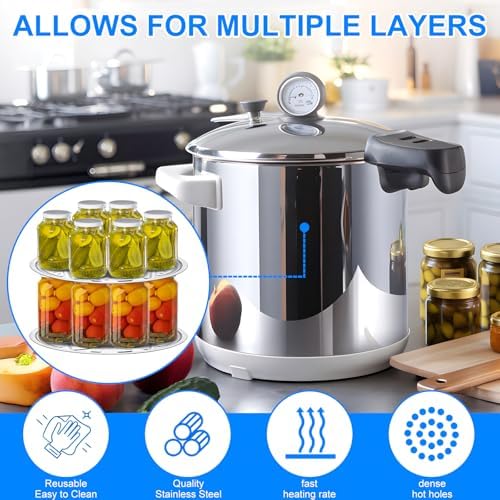 2-Piece Stainless Steel Pressure Canner Rack