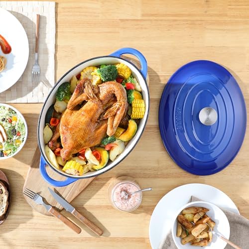 Velaze 75 QT Enameled Dutch Oven with Lid and Handles