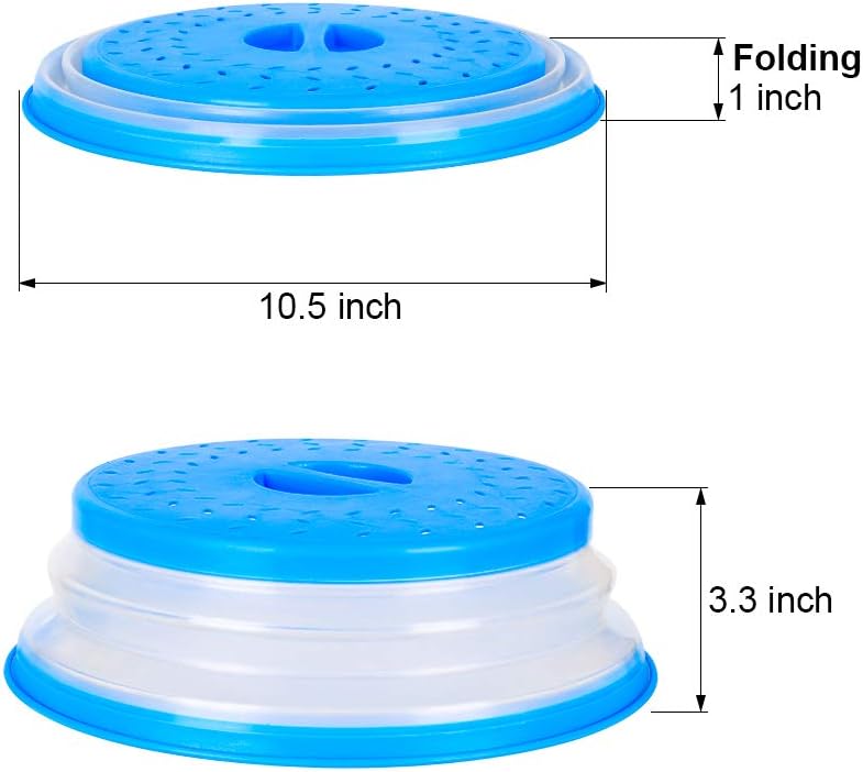 Easy Collapsible Microwave Cover for Controllable Splatters