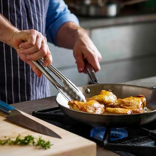 Misen 5-Ply Stainless Steel 12 Fry Pan induction oven ready