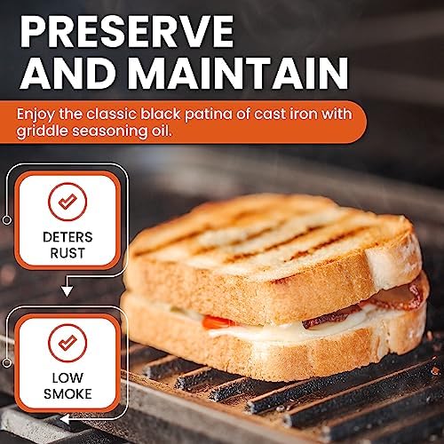 Grill with PrecisionHeritage Griddle Oil