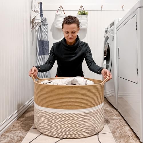 Stylish Durable Extra Large Cotton Basket