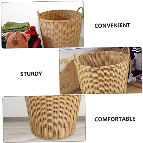 Sturdy Woven Laundry Basket