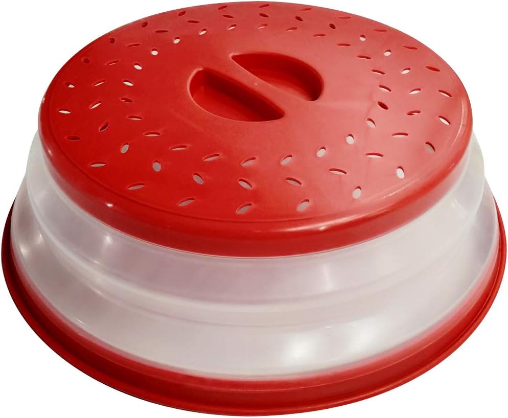 BPA-Free Microwave Plate Cover with Steam Vent for Fruit More
