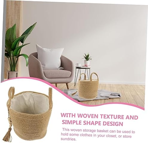 Stylish Functional Rope Laundry Basket