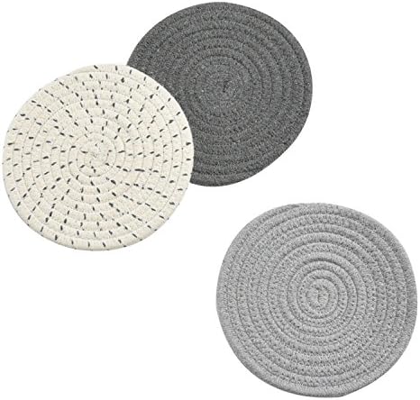 Potholders Set - Heat-Resistant 100 Cotton