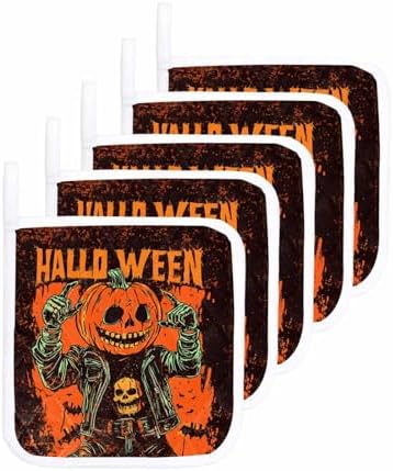 Boanket Halloween Pot Holders 5 Pack