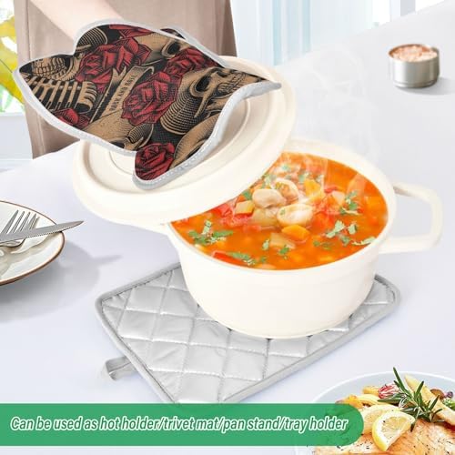 Personalized Skull Potholders from OURVII