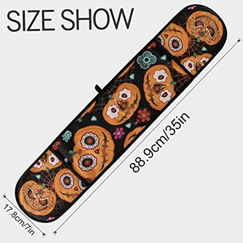ZZXXB Halloween Pumpkin Heat-Resistant Oven Mitts
