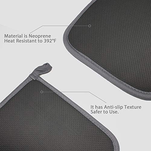 2-Piece Heat-Resistant Oven Pads for Baking Cooking