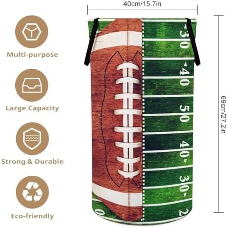 Meaudiwes Large Waterproof Laundry Basket with Handles